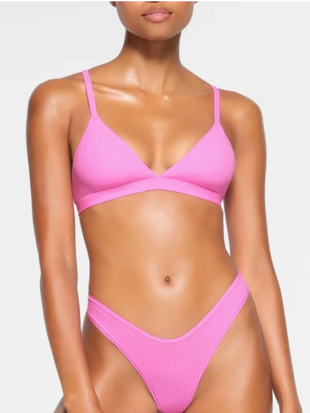 SKIMS FITS EVERYBODY Triangle Bralette Limited Edition Neon Orchid S